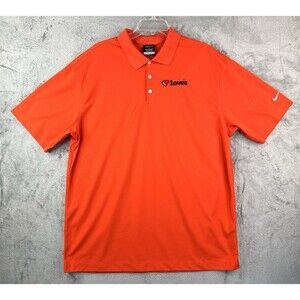 Nike Golf Dri-Fit Loves Country Store Employee Shirt Men’s Size XL Orange
